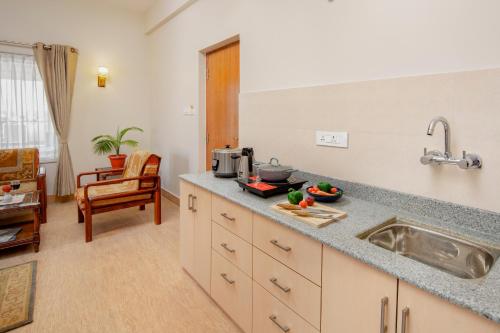 Kitchen, Pema Boutique Hotel in Baudha Jorpati