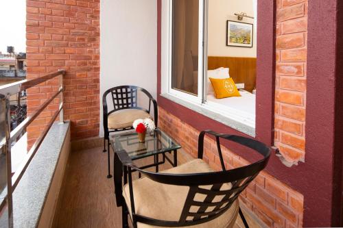Balcony/terrace, Pema Boutique Hotel in Baudha Jorpati