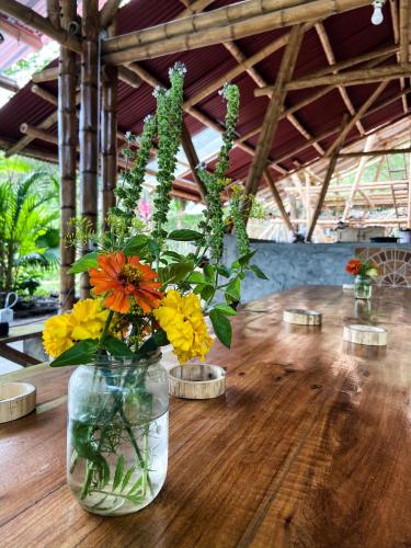Banquet hall, Rio Muchacho Organic Farm in Bahia De Caraquez