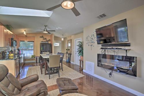 Beachy Palm Harbor Escape with Swim Spa Pool and Gazebo - main image