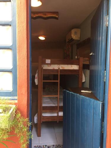 1 double bed, 2 bunk beds