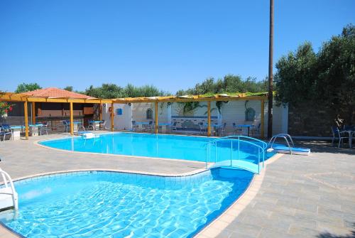 Swimming pool, Hotel Marina Village in Itanos