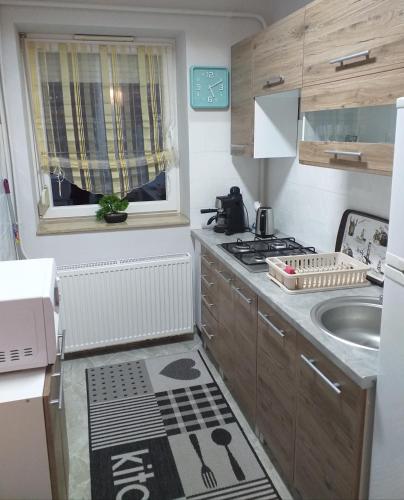 keittiö, Fiesta Apartman in Miskolc