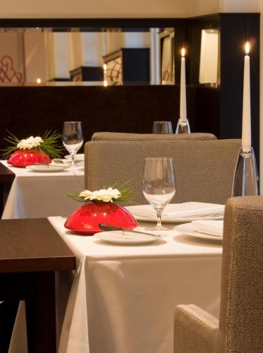 مطعم, Villa Mittermeier, Hotellerie & Restaurant in روتنبرغ أب در تاوبر