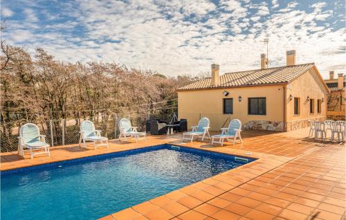 Vista exterior, Stunning Home In Macanet De La Selva With Wifi, Outdoor Swimming Pool And Swimming Pool in Vidreres