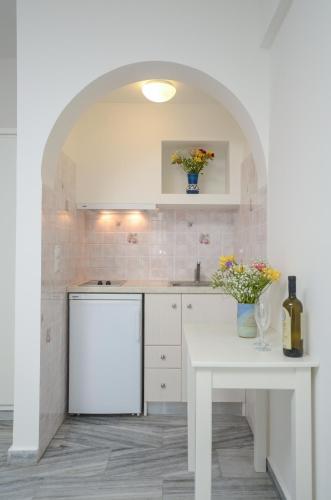 Kitchen, Soula Hotel in Naxos Island