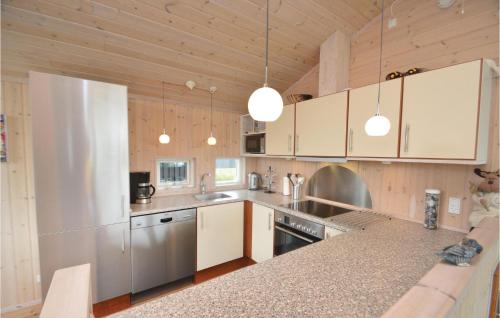 Kitchen, Holiday Home Elsdyrstien Ca Dnmk in Idestrup