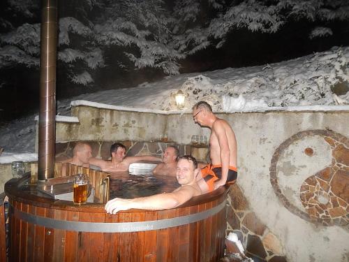 Pezsgőfürdő, Wellness penzion Harmonie Rohanov in Prachatice