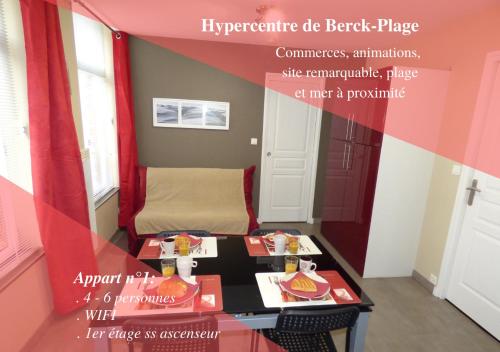 Appart 4-6 pers Berck-Plage Hyper-centre