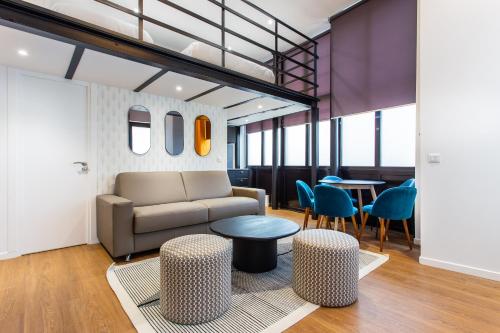 Luxury loft in paris