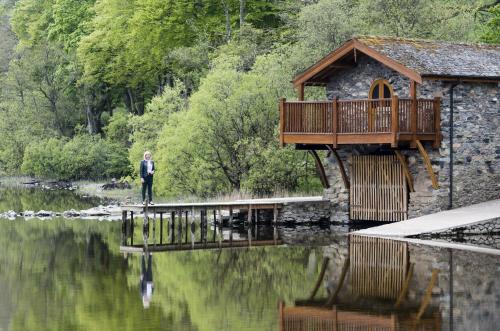 Duke of Portland Boathouse on the shore of Lake Ullswater ideal for a romantic break