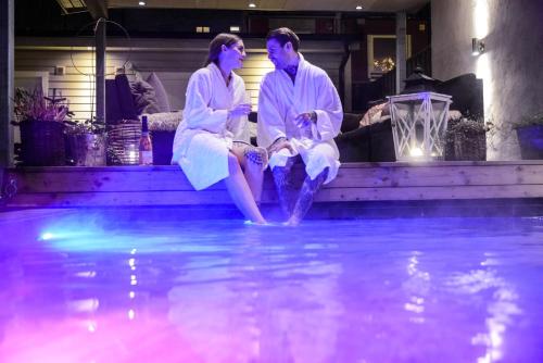 Hot spring bath, Hotel Continental Relax & Spa in Halmstad