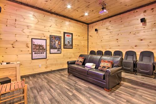Luxe Cabin with Home Theater Less Than 2 Miles to Gatlinburg - main image