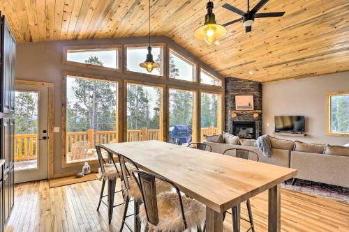 Mountainside Fairplay Cabin with Game Room and Sauna! in Fairplay, USA