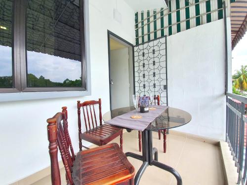 balkon/terras, Kuala Lumpur Jalan Ipoh Terrace House in Sentul