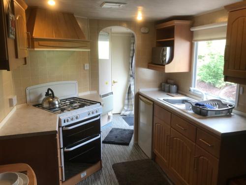 Ramshaw view static caravan