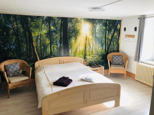  LE 13, Charmant appartement de 2 pièces à Lignerolle, Ferienwohnung in Ballaigues