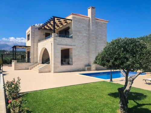  Levanda Luxury Stone Villa in Kalyves