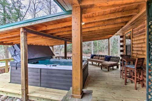 Creekside Cabin with Hot Tub Fire Pit and Game Room! - image 9