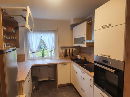 Kitchen, Schloßberg Ferienwohnung in Waldeck
