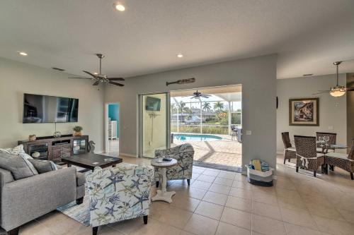 Port Charlotte Canalfront Home with Pool and Dry Bar!