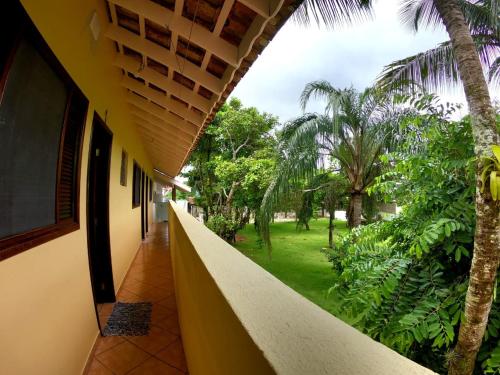 ระเบียง/ชานเรือน, Pousada Recanto Itagua in ปรายา โด อิตากวา