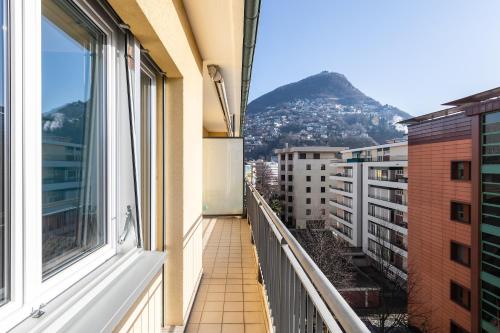 Balkon/terasa, Lido Apartments by Quokka 360 - 5 min from the centre and the Lugano Lido in Castagnola