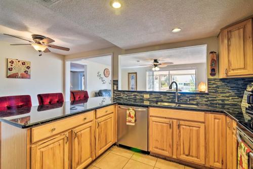 Hudson Home with Boat Dock Walk to Gulf of Mexico! in Hudson, USA