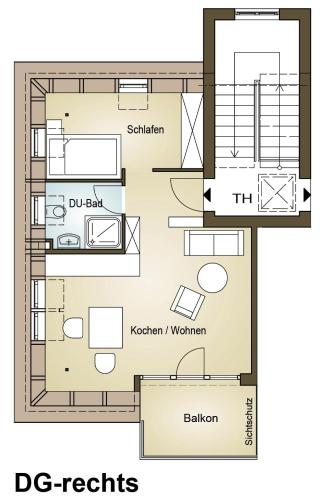 sudausgerichtetes Apartment SudWest Kleinmachnow