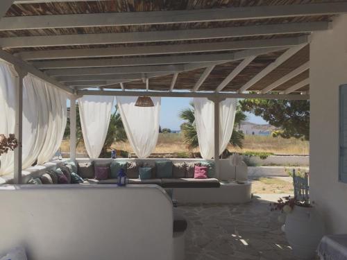 House with 6 bedrooms in Ios with wonderful sea view enclosed garden and WiFi 100 m from the beach