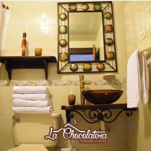 Bathroom, Cabana la Chocolatera in Tibasosa