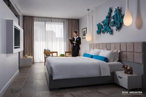 Damrei Angkor Hotel Room Type - Superior Double Room with City View