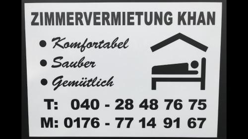 Zimmervermietung Khan