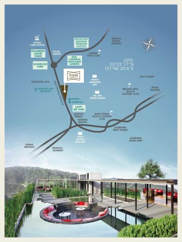 ELECTUS HOME at Vista Residences Genting - FREE WiFi & TV Box & Parking