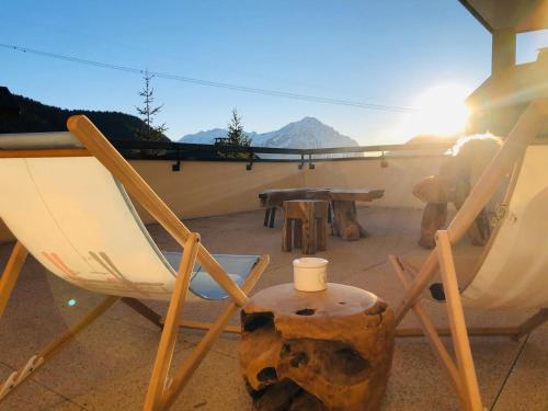 Appartement cocooning - Grande terrasse - bain nordique-Sauna - DOMAINE DU PATRE - Apartment - Vaujany