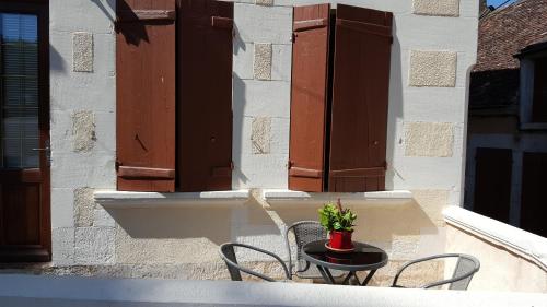 ポワィリーシュルロワール Le P'tit Pouilly du Val de Loire en Bourgogne ! 3つ星 ホテル 眺望