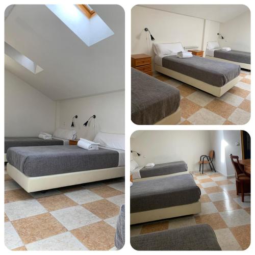 3 twin beds