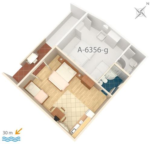 Apartments by the sea Zubovici Pag - 6356 - image 2