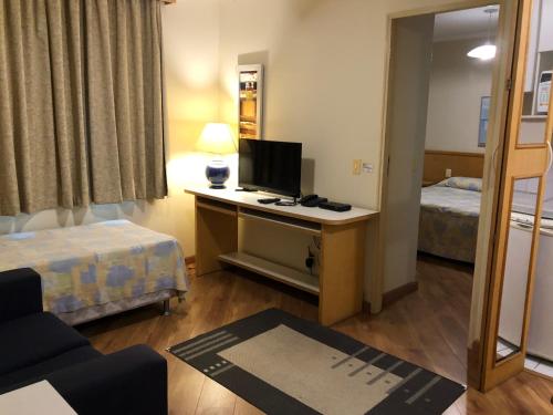 ห้องส่วนกลางสำหรับนั่งเล่น/ดูทีวี, Residencial Bella Vista Suites in เบลา วิสตา