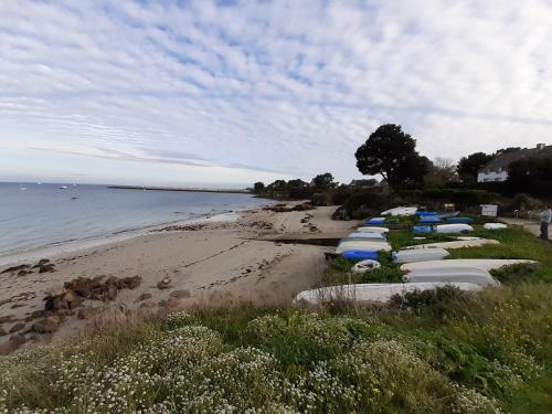 Maison village Kermorvan, 300m plage, 5-6 pers.