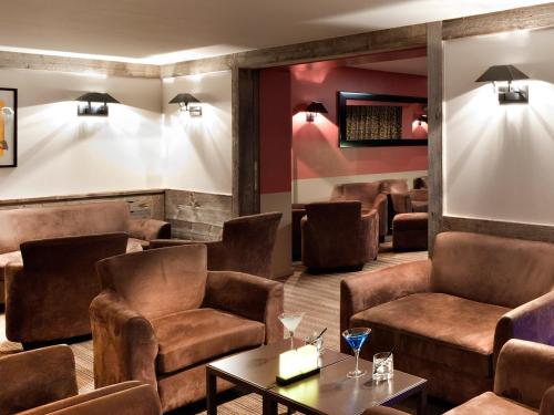 Bar/ Salón, Hotel Vanessa in Bagnes