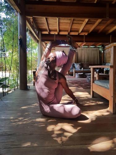 Flowers and Fire Yoga Garden Gili Air
