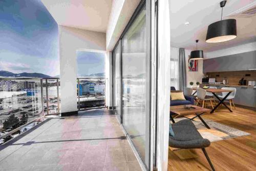 gedeelde lounge/tv-ruimte, Hotel Mamut in Poprad City Center