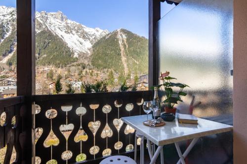 Balcony/terrace, Riviere 407 - Happy Rentals in Chamonix-Mont-Blanc
