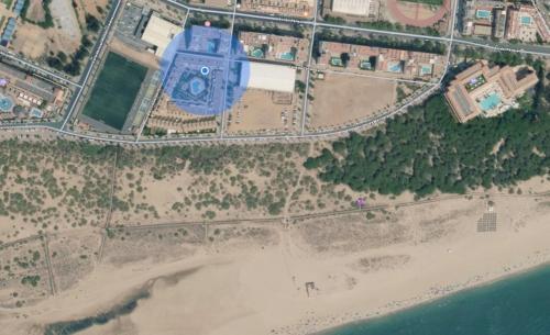 Apartamento primera línea de playa Isla Cristina Urbanización Zarati