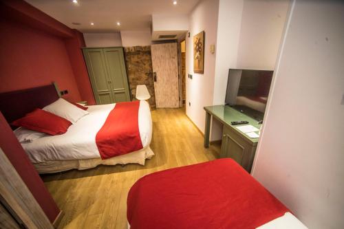 Habitación triple, balcón