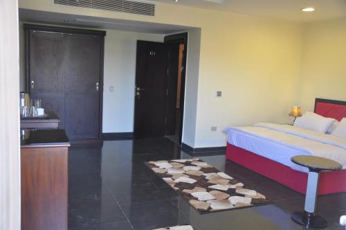 Suite, junior, jacuzzi, balkon
