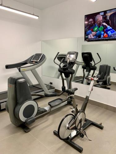 Fitness center, Urban A+++ Hotel in Tres Cantos