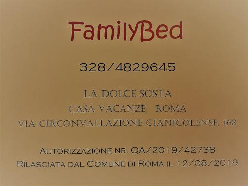 FamilyBed Roma Monteverde-Vaticano