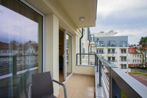 Varanda/terraço, Osiedle Cesarskie Apartamenty - Parking - Apartamenty Bryza in Swinoujscie City Center
